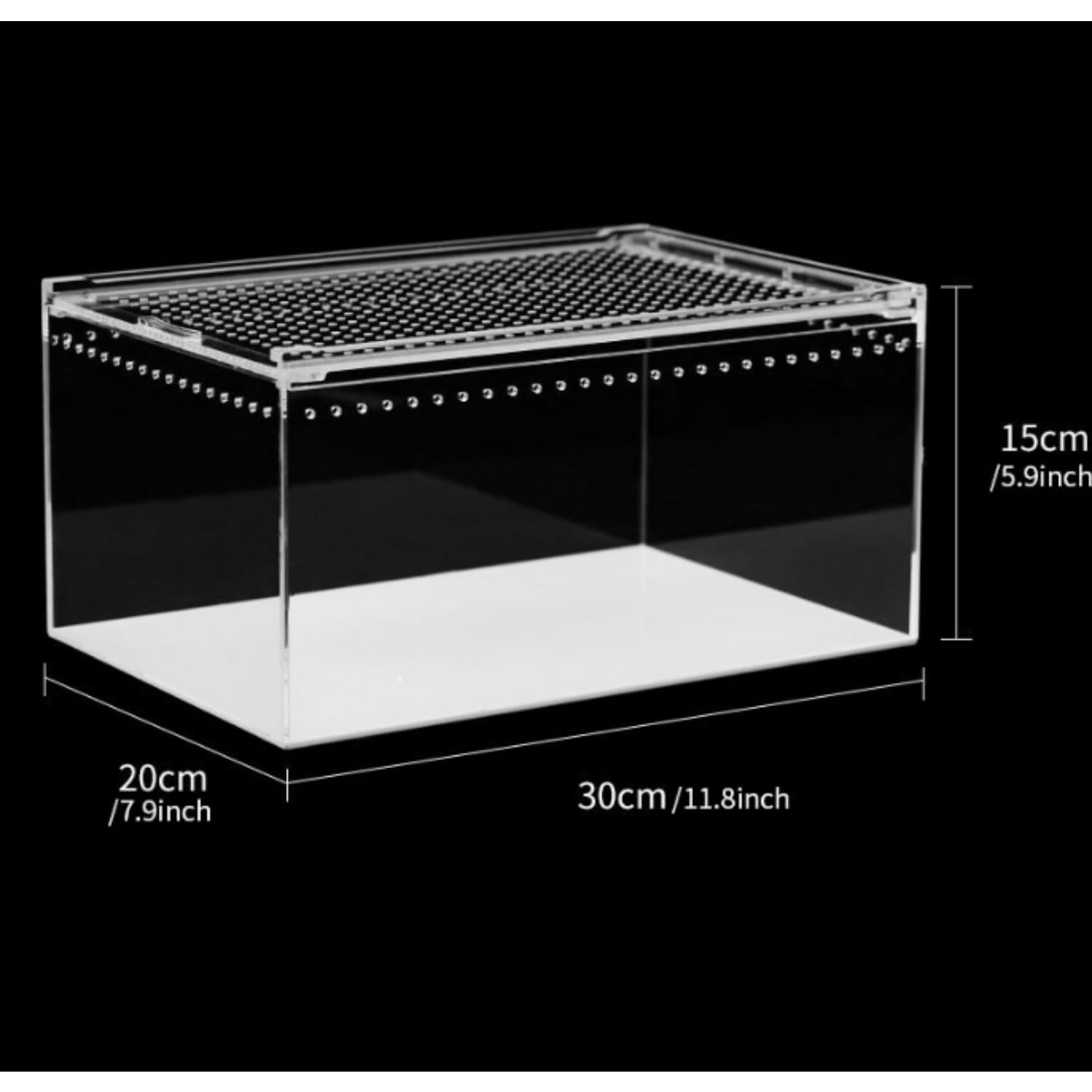 Amazon | 爬虫類用アクリル飼育ケース 爬虫類ペット用 トカゲ飼育