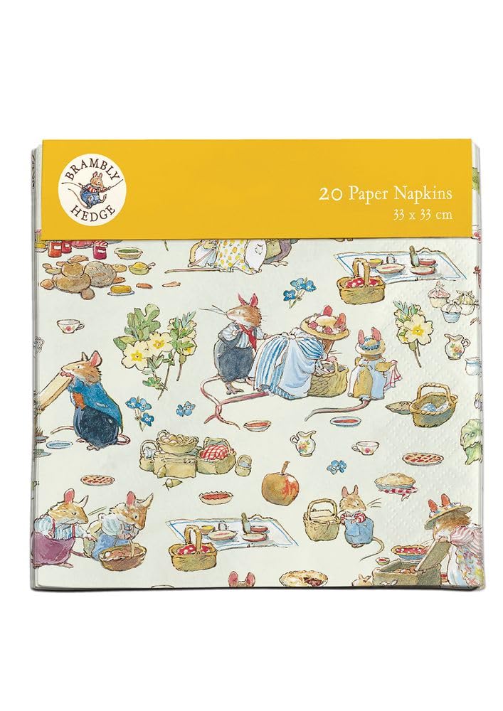 Museums & Galleries - Brambly Hedge - Spring Picnic - Pack of 20 Paper Napkins