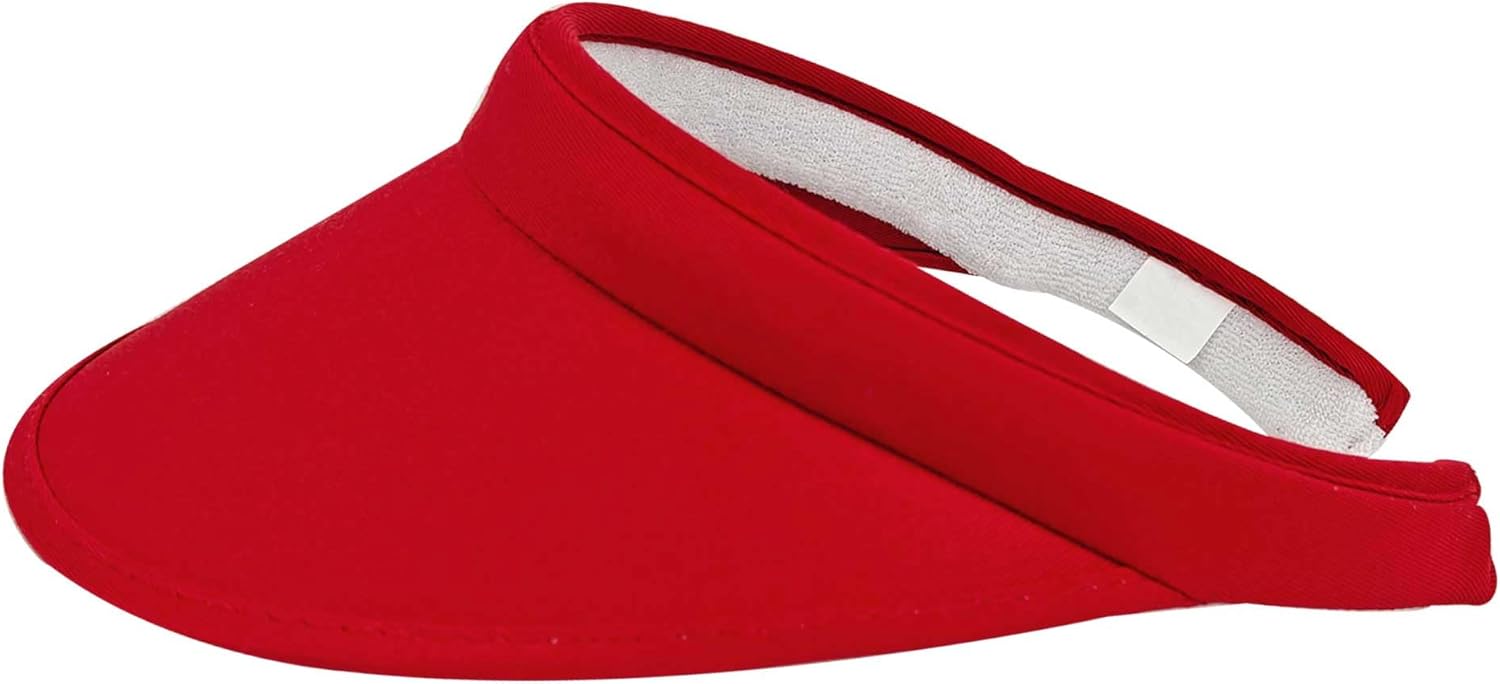 Cotton Visor Hat Women Men Clip-on Visors Hats Adjustable Outdoor Sports Golf Beach Wide Brim Sun Cap