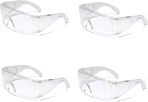 Gafas de seguridad antiarañazos, gafas transparentes antiniebla, protectores de ojos envueltos químicos antisalpicaduras, adecuados para hospitales,