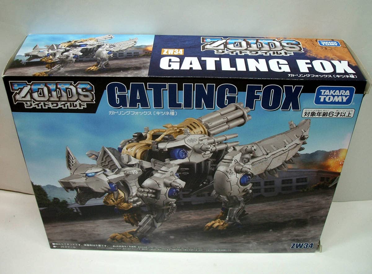 【未開封美品】ZW34 ZOIDS ゾイドワイルド ガトリングフォックス Amazon.co.jp: ZOIDS ゾイドワイルド ZW34 ガトリングフォックス＋購入