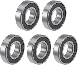 uxcell 16002-2RS Deep Groove Ball Bearings 15mm Inner Dia 32mm OD 8mm Bore Double Sealed Chrome Steel Z2 5pcs