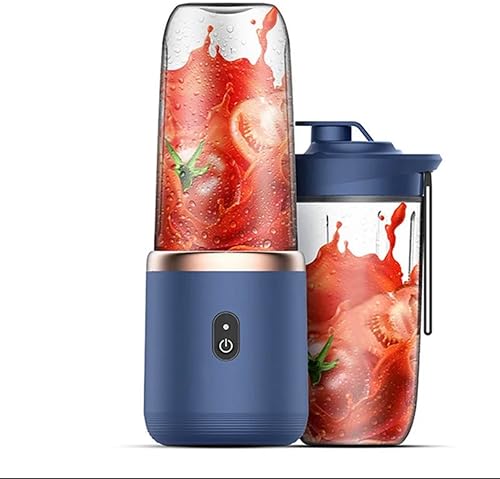 Mini licuadora portátil, recargable por USB, 10.1 fl oz, para batidos y batidos, licuadora de una sola porción para viajes, licuadora de una sola