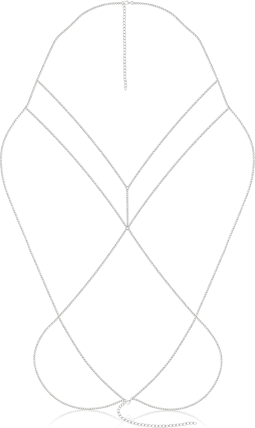 18K Gold Filled & 925 Silver Filled Body Chains for Women – Hypoallergenic, Adjustable, Layered, Waist, Belly, Bikini & Bralette Chains – Non Tarnishing Summer Jewelry