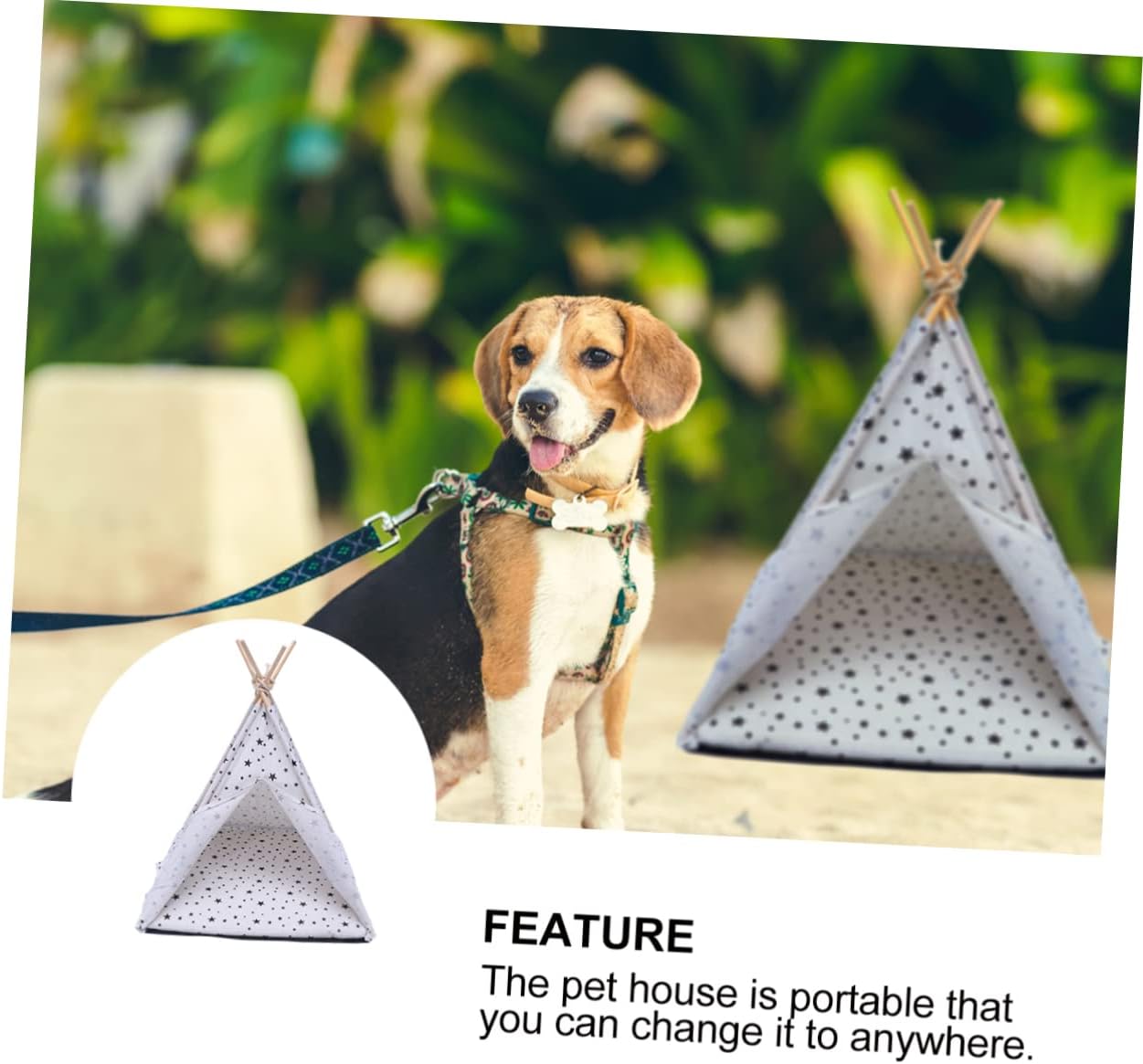 Toddmomy Pet Tent for Dogs and Cats Washable Breathable Portable Pet House for Indoor Use Durable Construction
