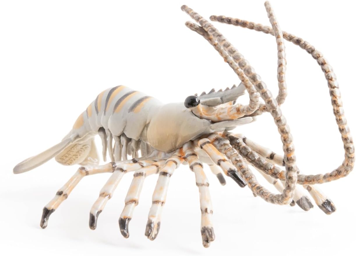Papo - Realistic Shrimp Figure - Ages 3+ - Marine Life Collection - Educational Play Marine Animals - Gift Idea Toy for Girls and Boys