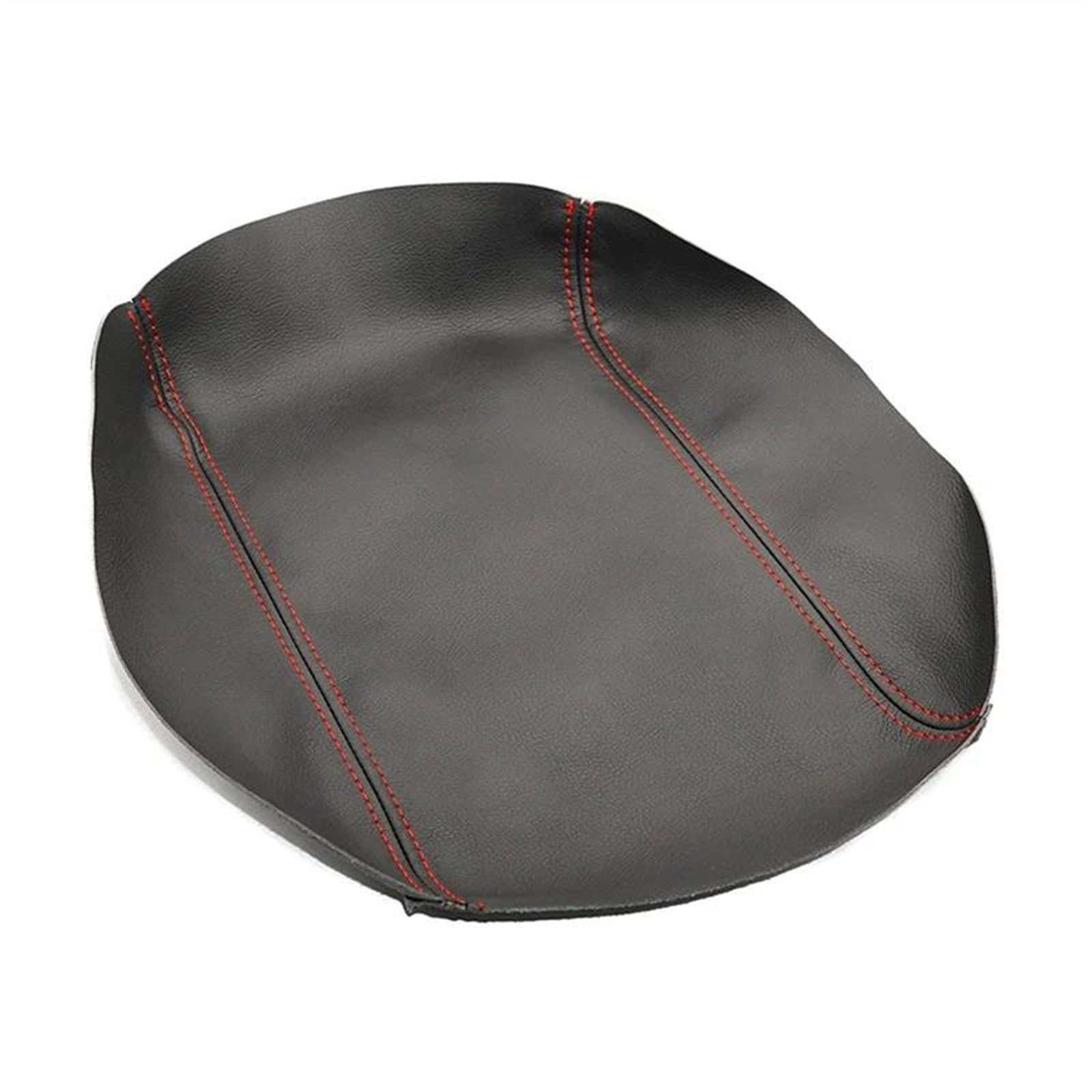 Piwine Black-Red Line Car Decoration Car Accessories Center Console Lid Armrest Box Leather Cover Sticker Trim For 4Runner 2010-2018(Black-Red Line)