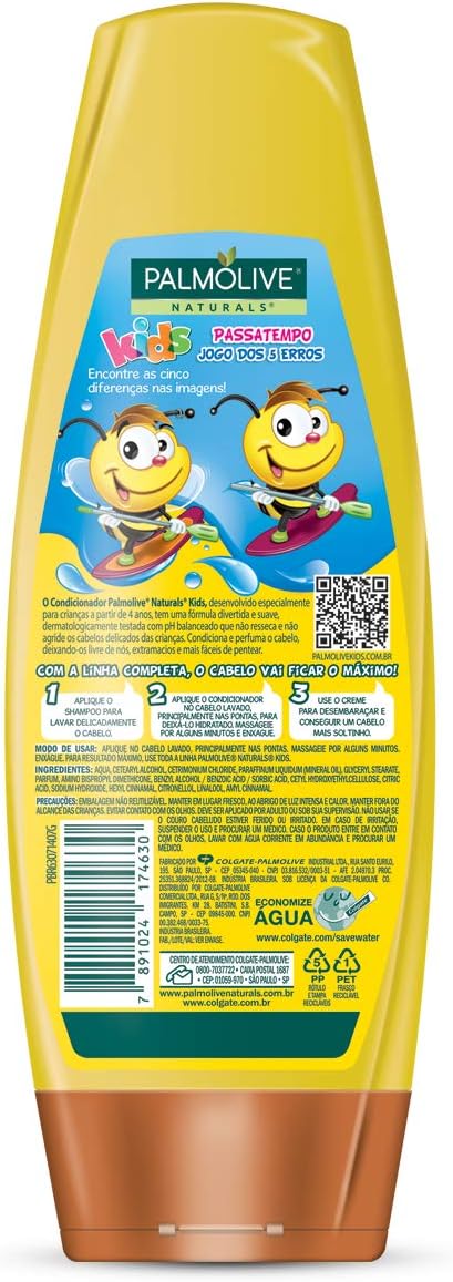Palmolive Condicionador Naturals Kids 350 Ml - Todos Os Cabelos