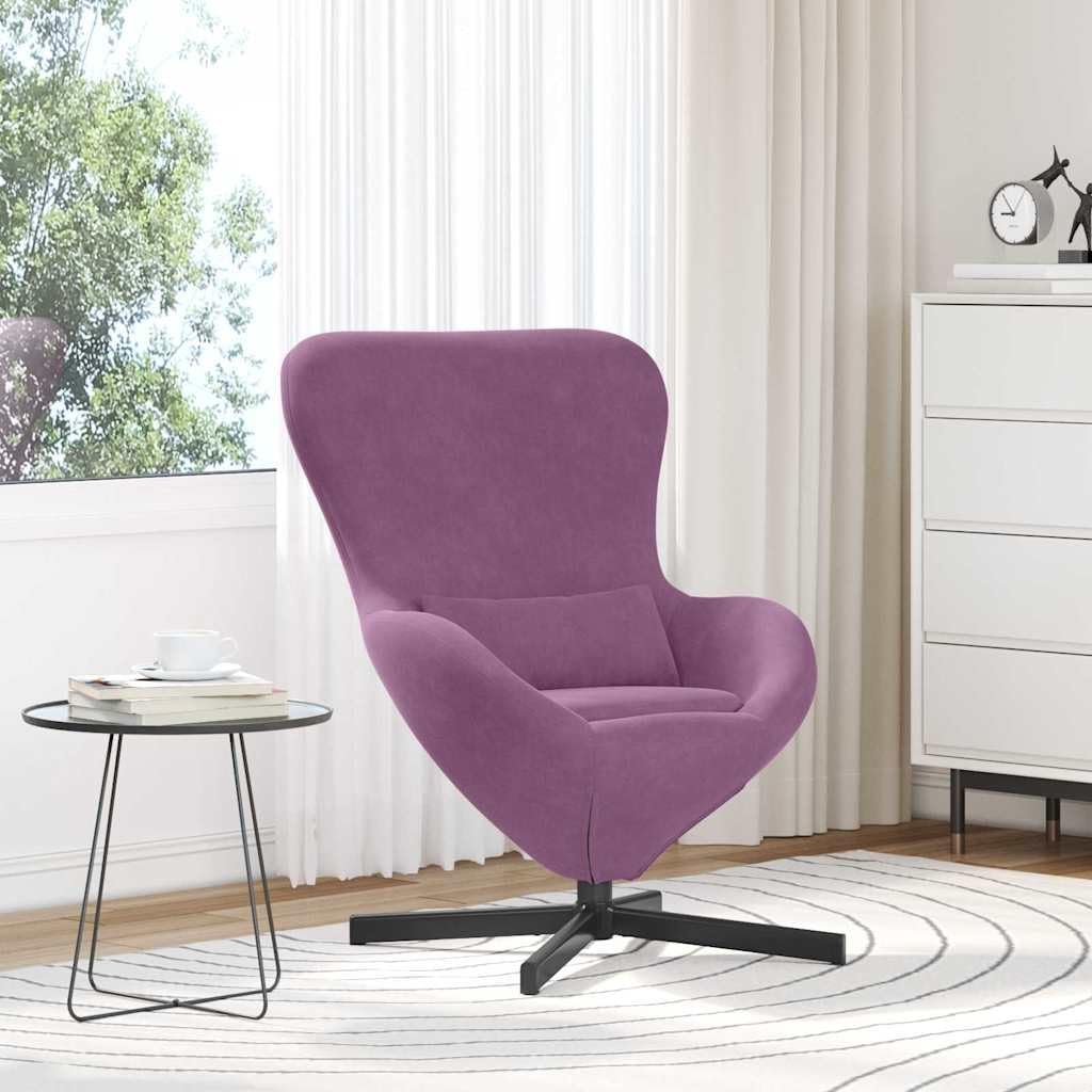 Poltrona girevole in velluto, moderna, 63 x 73 x 90 cm, colore