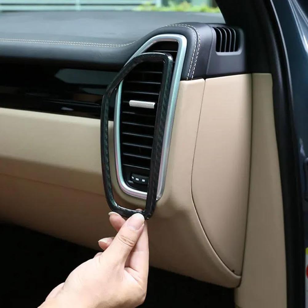 BIZOCA 車のダッシュボードエアコンベントカバートリム