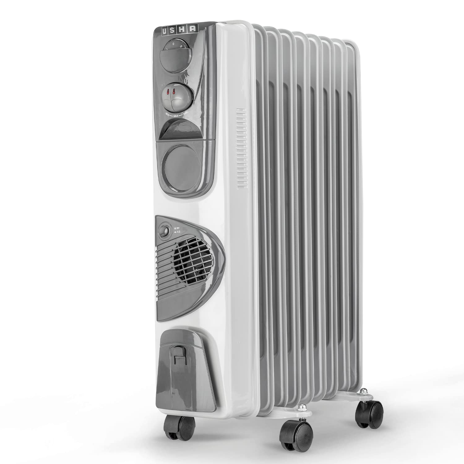 Buy Usha 3809F PTC 2000 Watts Oil Filled Radiator Room Heater (White)  Online at Low Prices in India - Amazon.in