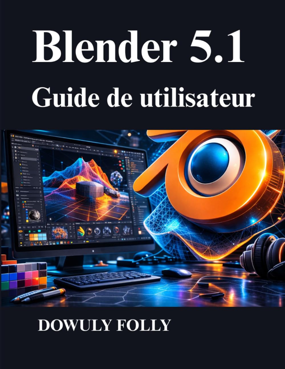Blender 5.1 Guide de utilisateur: Maîtriser la modélisation 3D, la conception procédurale et le rendu
