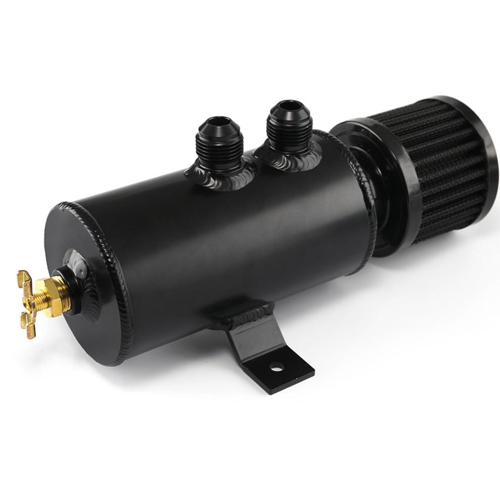 Acouto Zbiornik na 750 Ml z Rozdzielaczem ze Stali Nierdzewnej (BLACK)