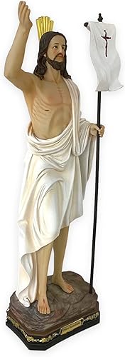 Miniatura 2 de Estatua de resurrección resucitada de Jesucristo de 36 pulgadas Imagen Jesucristo Resucitado Regalo católico religioso