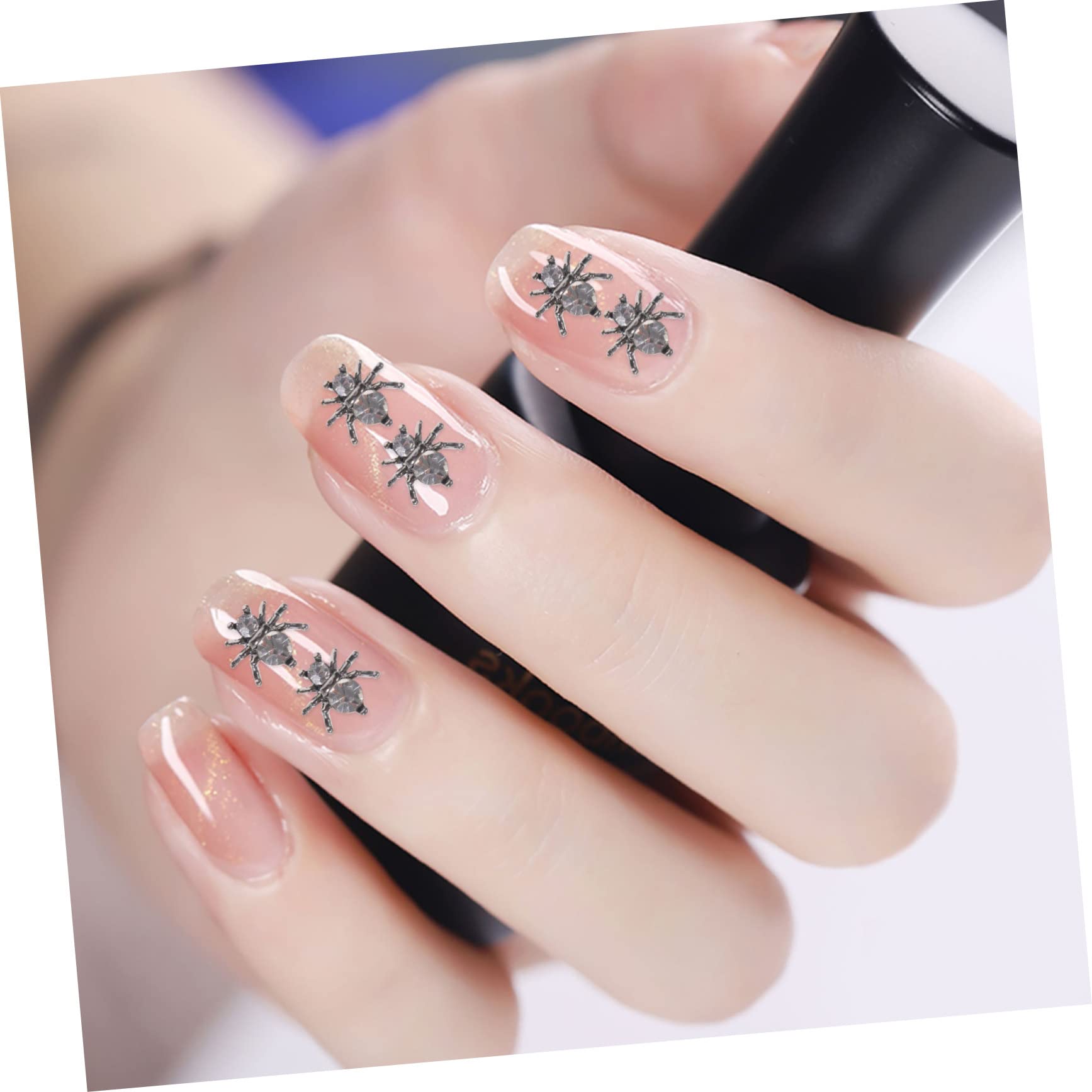FRCOLOR 5 Set Di Ciondoli Per Nail Art A Forma Di Ragno Ornamenti Per Manicure Alla Moda Per Donne 100 Pezzi * 5