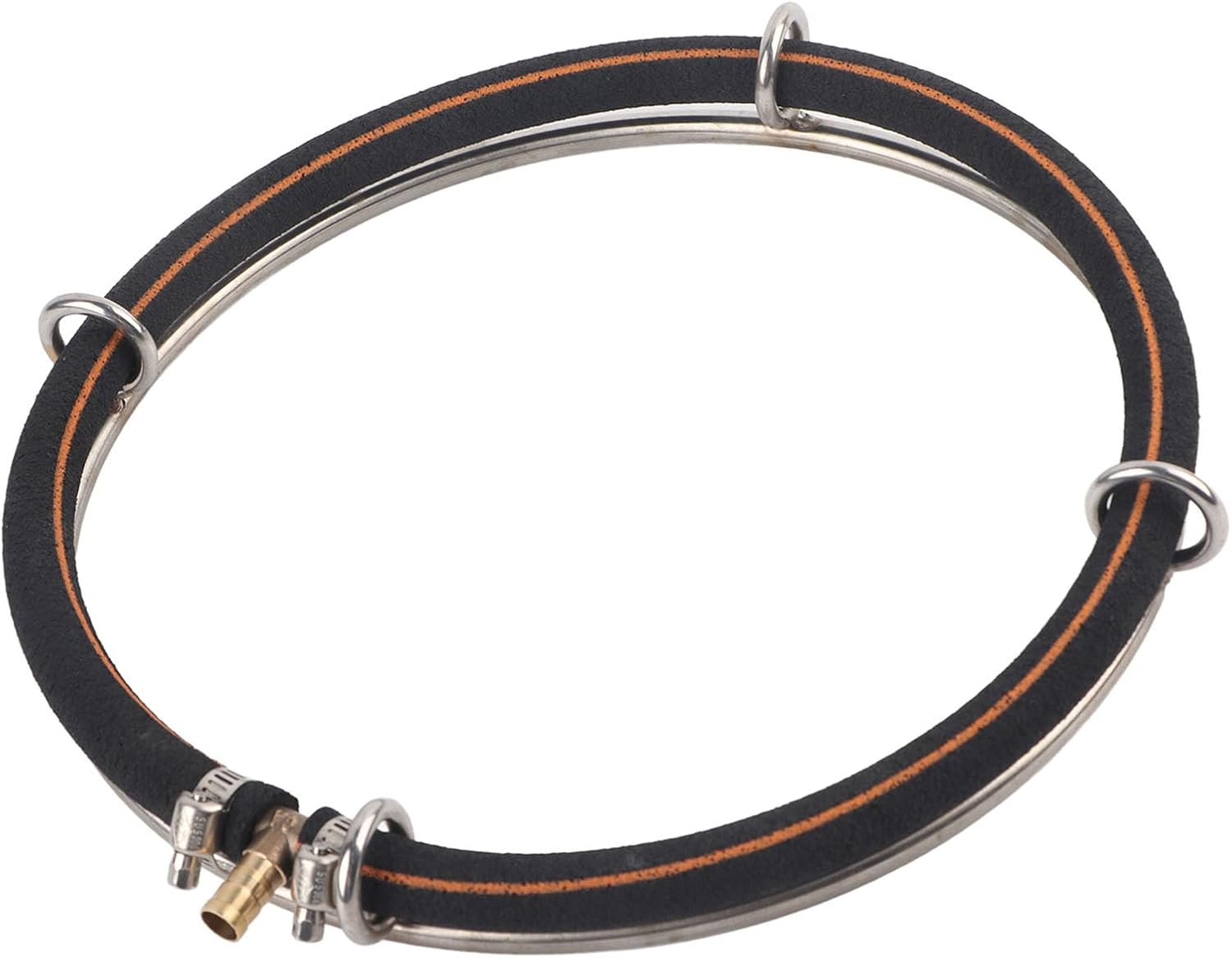 Akozon Aquarium Bubble Diffuser Ring - Fish Pond Aerator, 25cm Diameter Round Bubbler (Single Circle Diameter 25cm)