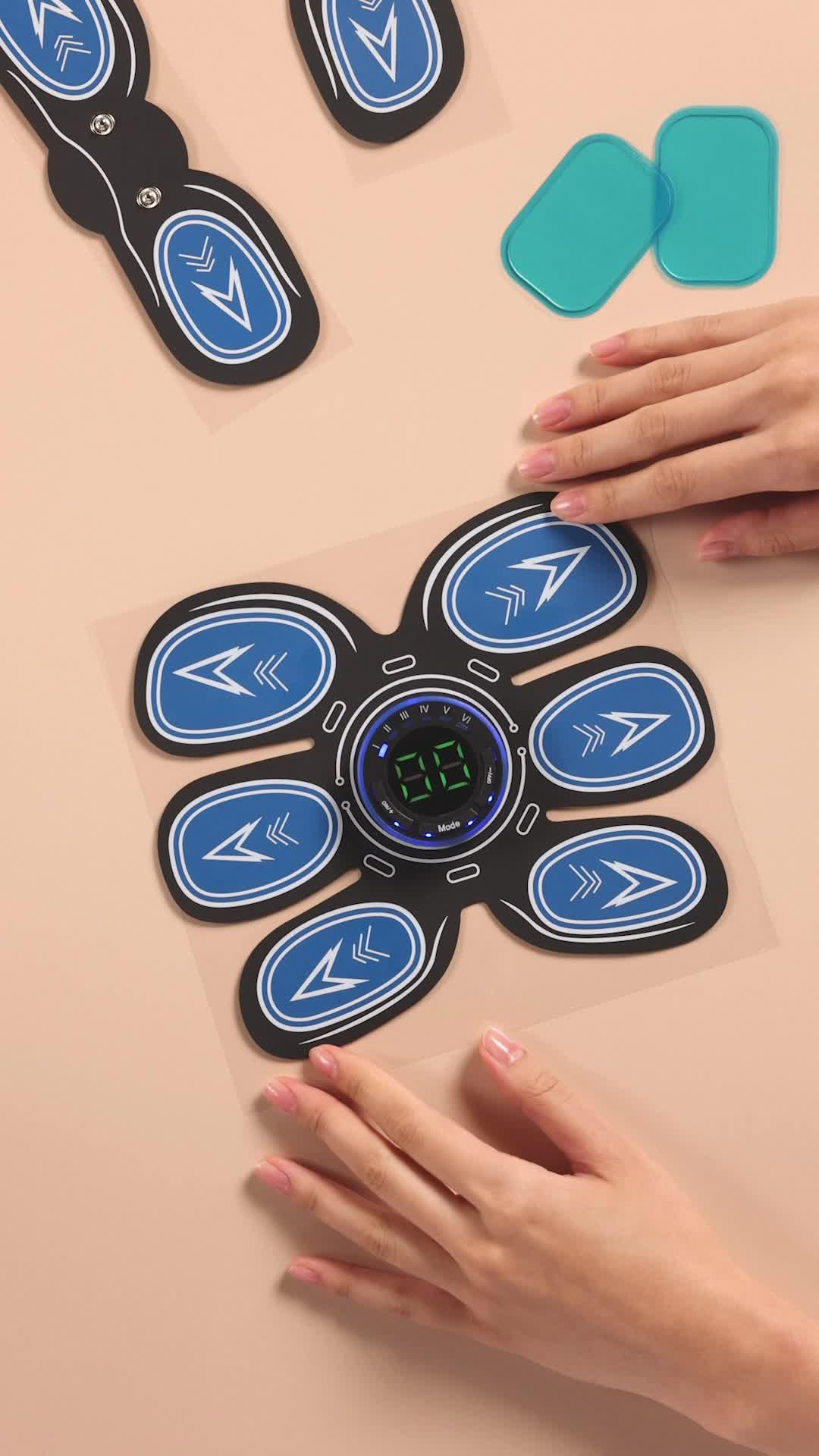 Stimulateur électrique SEVEKO Ceinture D'électrostimulation Abdominale - 8 Modes & 15 Niveaux Pour Un Entraînement Musculaire Efficace à La Maison Electrostimulateur Musculaire Maison