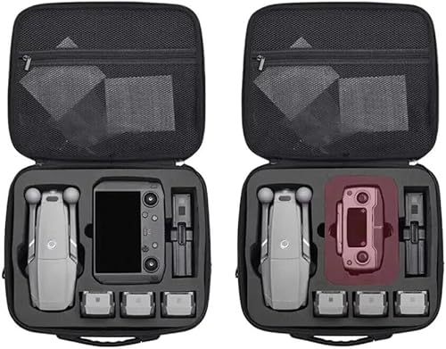 Yangers EVA Hard Shell Carrying Carry Case for DJI Mavic 2 Pro/Zoom/Enterprise Drone, Remote Controller, 3 Batteries, Charger & Accessories – Protective Travel Bag with Shoulder Strap
