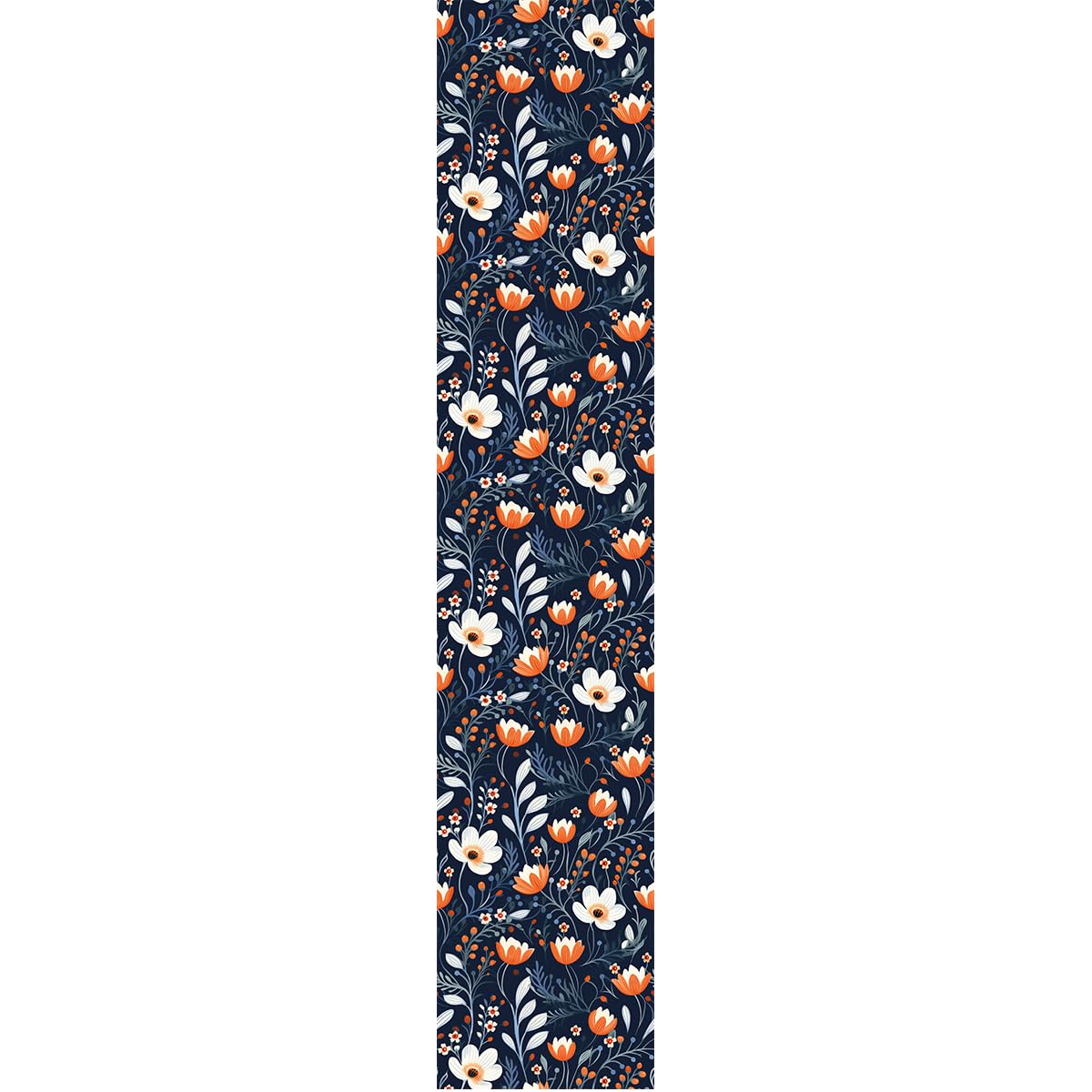 Papier peint pré-encollé sans colle pose facile rouleau fleurs 300x60 cm