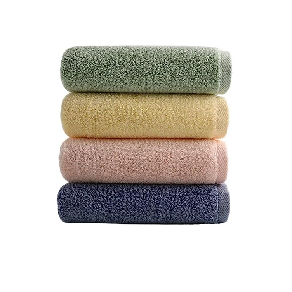 Serviette visage coton pour peau sensible | Lot de 4 serviettes douces maison TILEZE