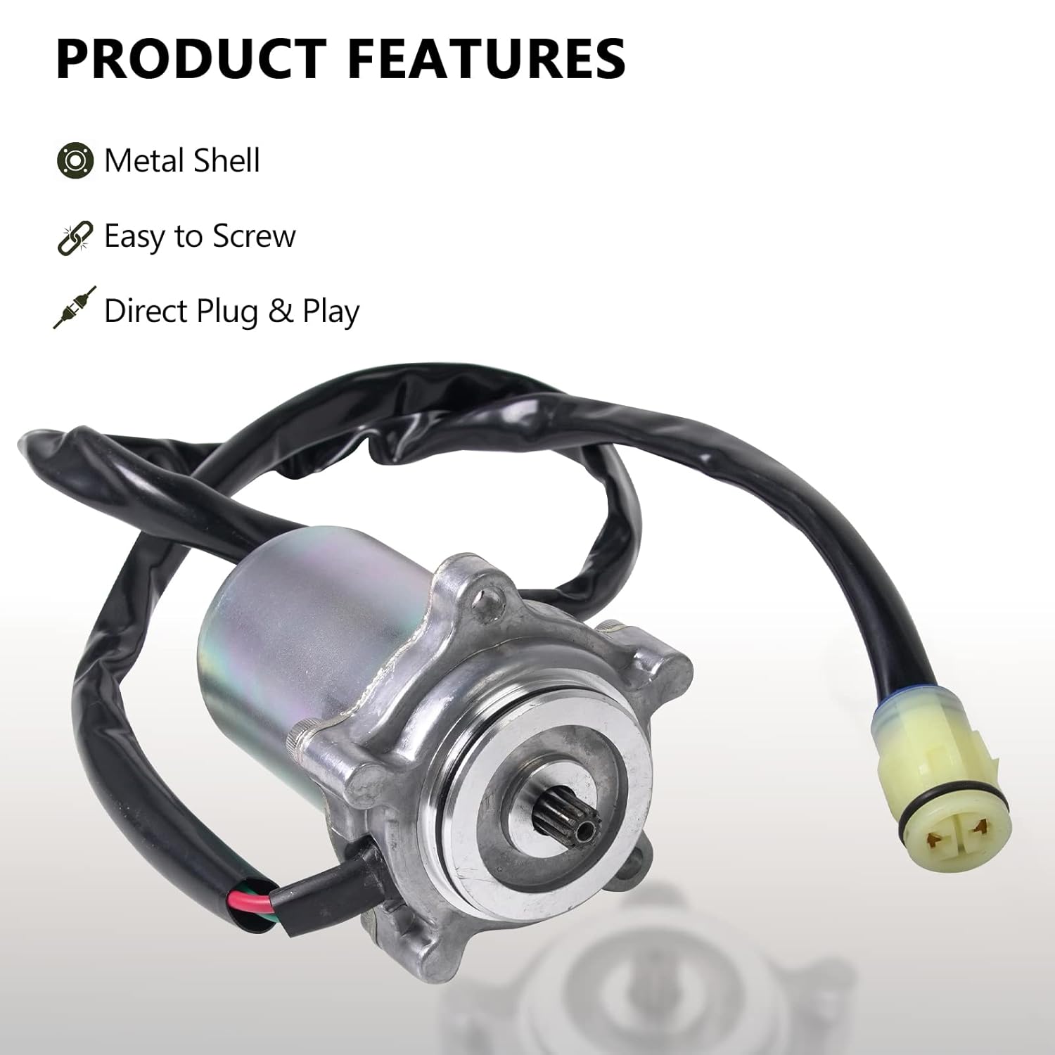 Electric Power Shift Control Motor with 0.9m Wire Compatible with Honda Rancher TRX250TE TRX350FE TRX350TE FourTrax Rancher 2000-2021 Replace 31300-HN5-A11 31300-HM8-A51