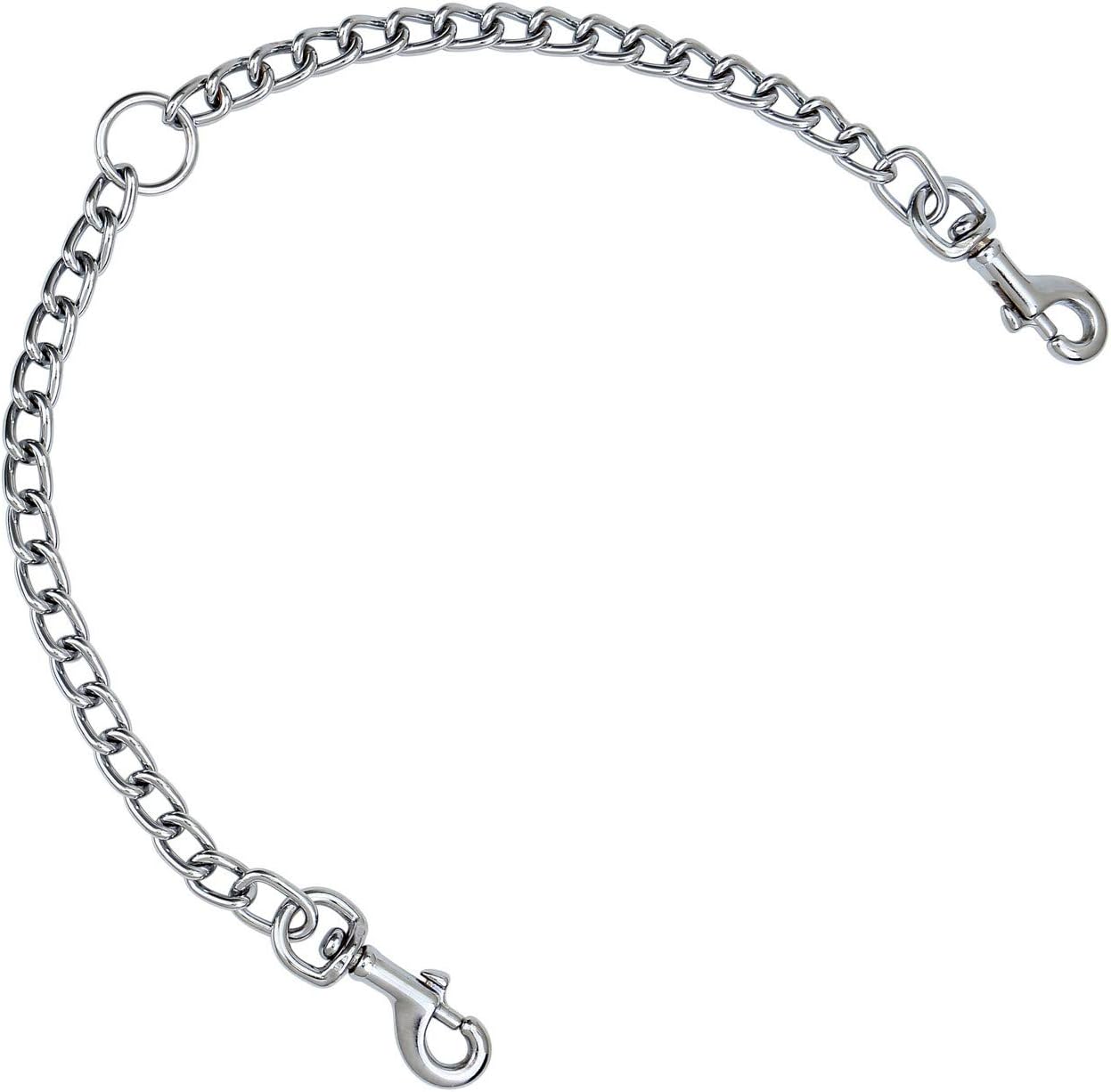 CozyCabin Metal Double Dog Leash Coupler, Stainless Steel