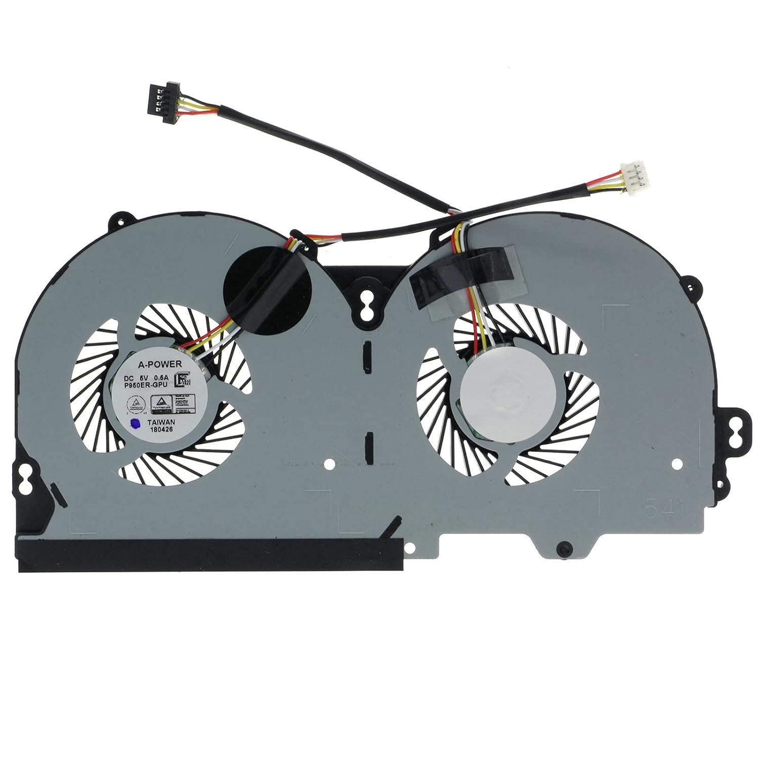 Replacement GPU Cooling Fan for Clevo P950 P950HR P950ER T97 T96E T800 BS500HS-U3D DC5V 0.50A 4-Wires