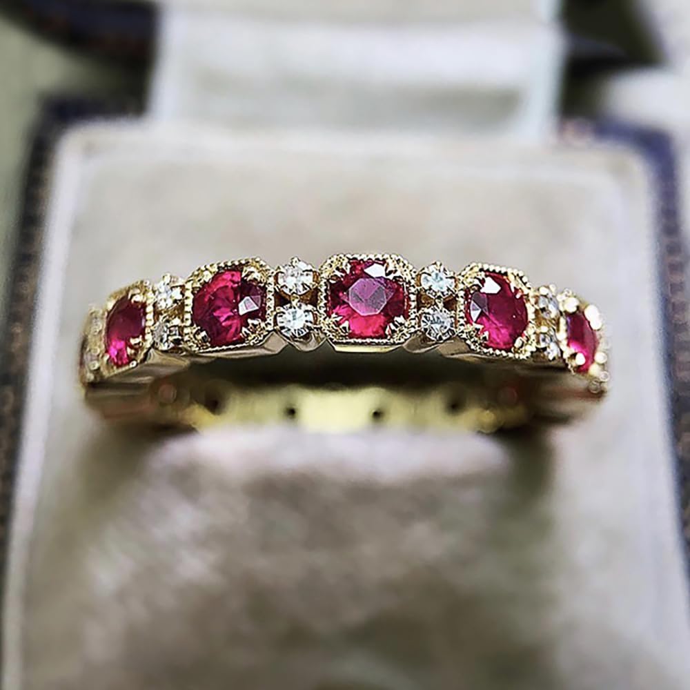 Stackable Cubic Zirconia Ring for Women Engagement Jewelry | Daily Commuting, Art Exhibition, Gallery, Light Formal Event, Shopping, Hang Out, Fashion Shoot