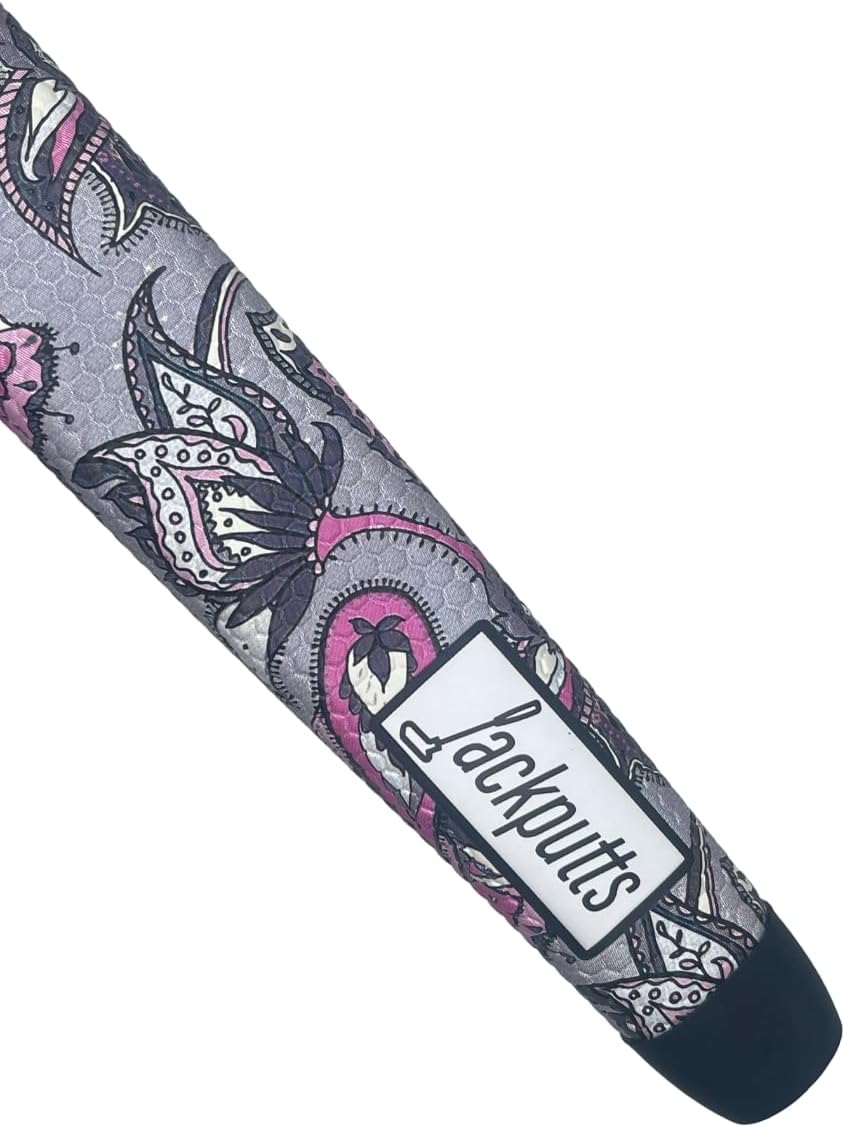 Jackputts Midsize Pistol Putter Grip - Golf Club Grips for Men, Women and Juniors - Multiple Designs to Bring Fun and Style to the Course