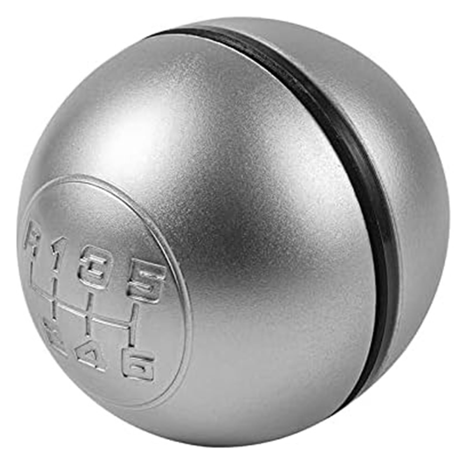 Levier Changement Vitesse Pour A&lfa Pour Romeo Pour Giulietta 2010-2019 5/6 Vitesses Pommeau Levier Vitesse Manuel Manette Vitesse Bâton Tête Handball Style Voiture(5 Speed Chrome)