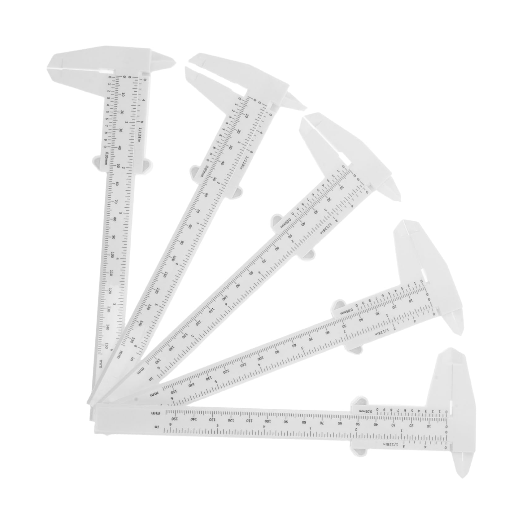 DOITOOL Student-Friendly Plastic Vernier Calipers Digital Measuring Tool for School Home Projects