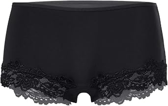Verano women Lace Flower Edge panties High Waist shaping Sexy lace Seamless lingerie silky shorts