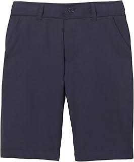 French Toast Boys' Big Flat Front Performance Stretch Short