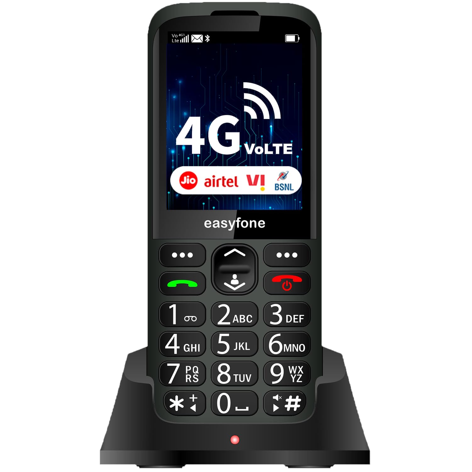 easyfone Elite 4G Volte 2.8" Premium Senior Citizen Phone with 20+ Senior Friendly Features - Sturdy Build, Helps Seniors Stay Connected, Independent, Safe and Healthy (B089P233KD) Amazon Price History, Amazon Price Tracker