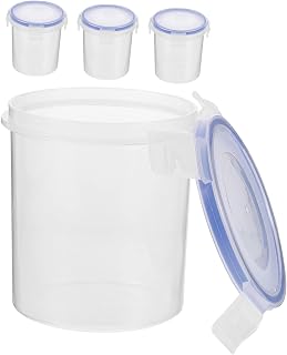 4pcs Insulated Oatmeal Containers Lids Leakproof Breakfast Cup for School Office Travel Compact Design