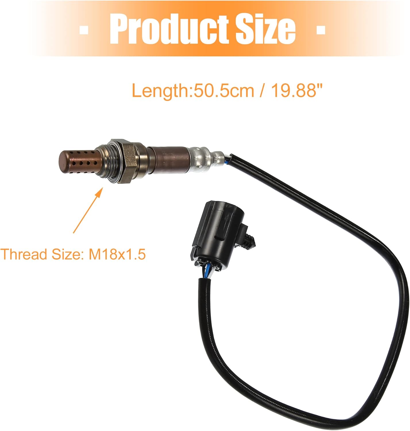 X AUTOHAUX 2pcs Car Auto Oxygen Sensor Replacement 234-4078 for Dodge for Ram 1500 1997-1998