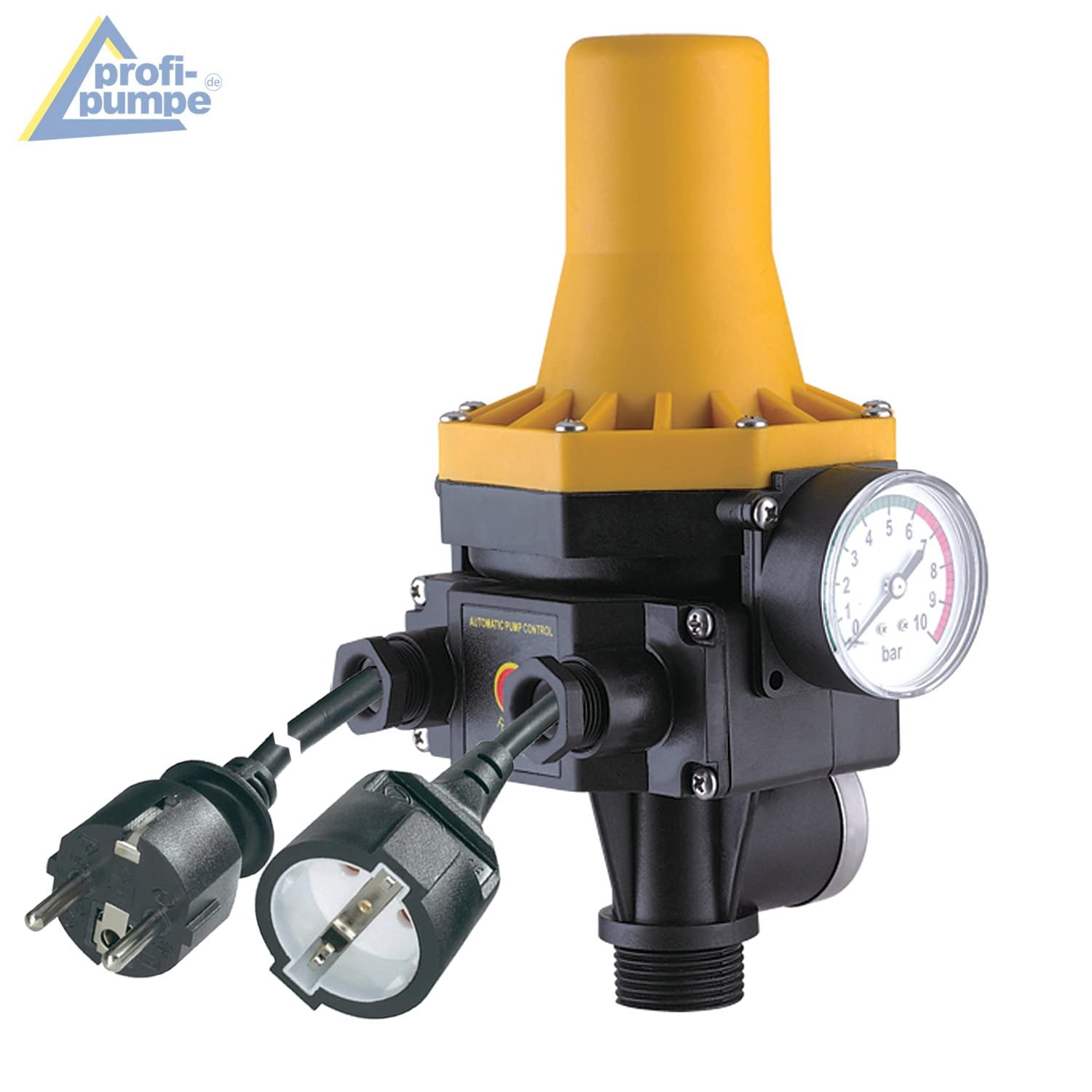 Hauswasserwerk Hauswasserautomat Inno-Tec 450 Selbstansaugende Kreiselpumpe 4-stufige leise Gartenpumpe f. klares Regenwasser Regenzisterne Wassertank Pumpensteuerung