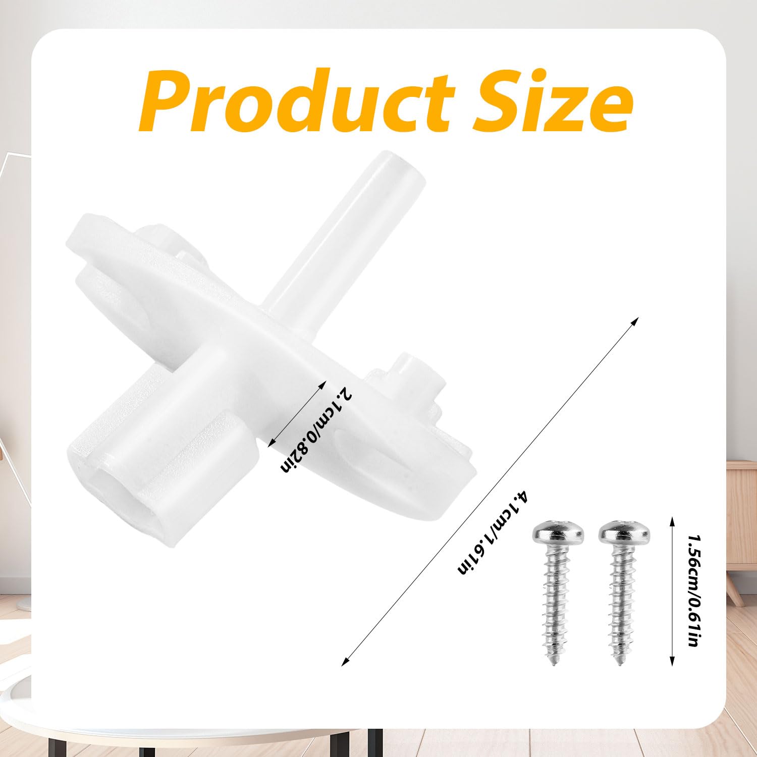 Mobile Connector Replacement for 4moms Mamaroo, Toy Pole Bar Conversion Attachment Compatible with 4moms Mamaroo's Model 1037 Toy Stand Accessories Parts