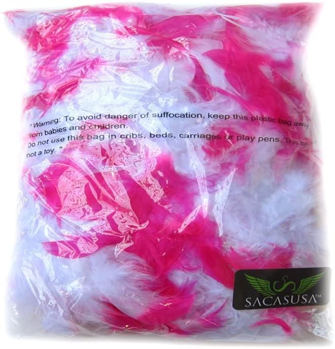 6pcs Pack Light Weight 45gram Each Turkey Chandelle Feather Boas 6 Feet Long Beautiful Vibrant Color Set