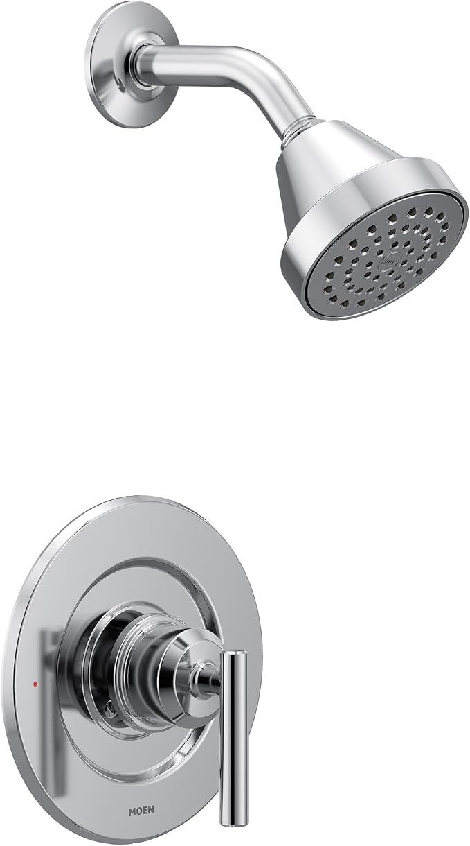 Moen Gibson Chrome Posi-Temp Grifería de Ducha Moderna miniatura 3
