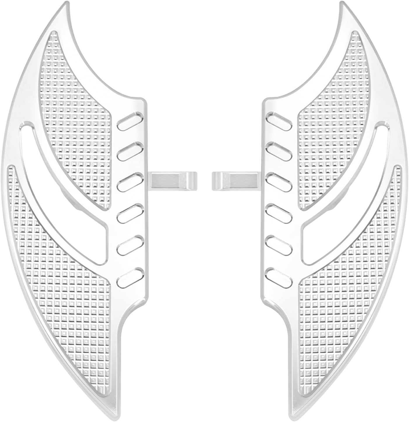 Motorcycle Passenger Footboards Rear Floorboards Male Mount Foot Pegs CNC Cut Fit For Harley Sportster Touring Road King Road Glide Electra Glide Street Glide Dyna Chrome