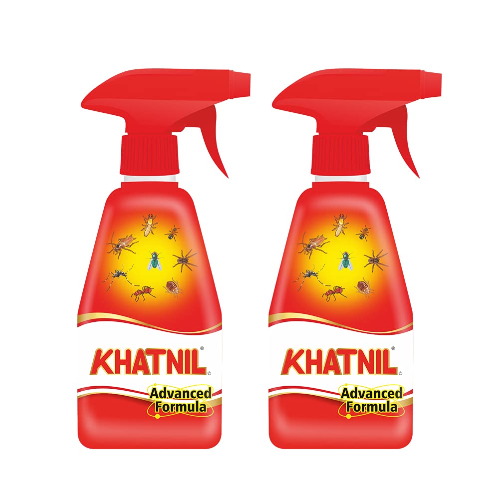 Khatnil Advanced Formula Bed Bug Killer Spray 250ml, Pack of 2 | Cockroach Killer Spray 250 + 250 | Instant Kill |Spray and Spring Mode | Fresh Fragrance (B09HS7GYDR) Amazon Price History, Amazon Price Tracker