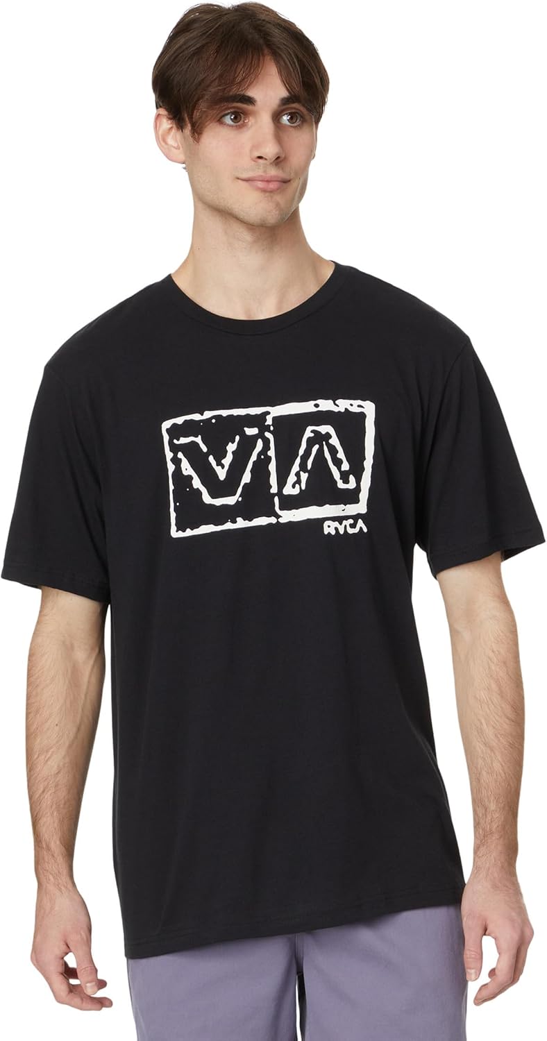RVCA Mens Balance Box S/S Black X-Large