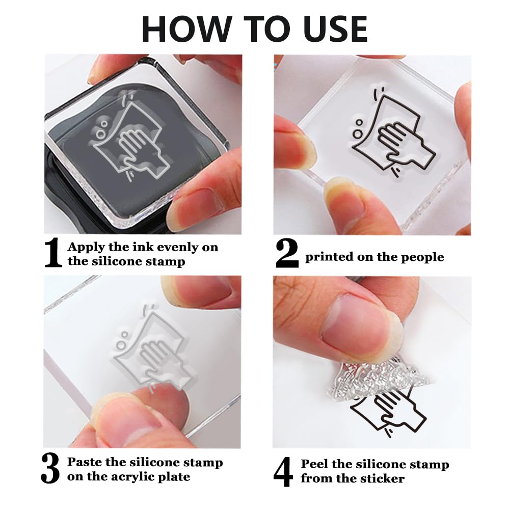 CHGCRAFT 4 Hojas 4 Estilos Iconos del Clima Diario Sellos Transparentes Tabla de Horarios Sello de Silicona para Álbumes de Recortes DIY y Elaboración de Tarjetas Decoración de Manualidades de Papel
