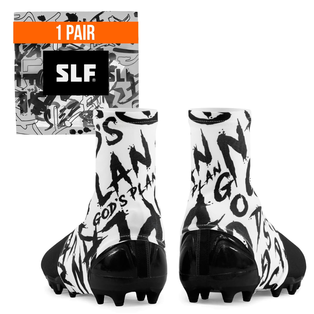 SLEEFS Football Spats/Cleat Covers for Secure Laces, Fits Any Cleats