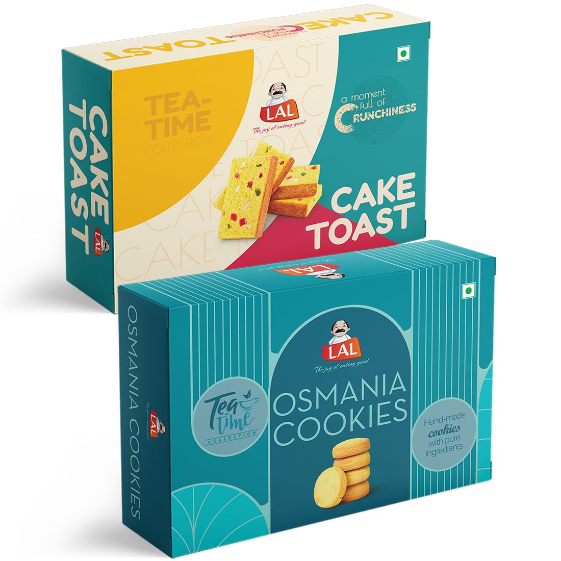 Lal Sweets Combo Pack Of Cake Toast 300g & Osmania Biscuit 400g || Cookies || Delicious Crunchy || Cake Rusk (B0C9R11RZ6) Amazon Price History, Amazon Price Tracker