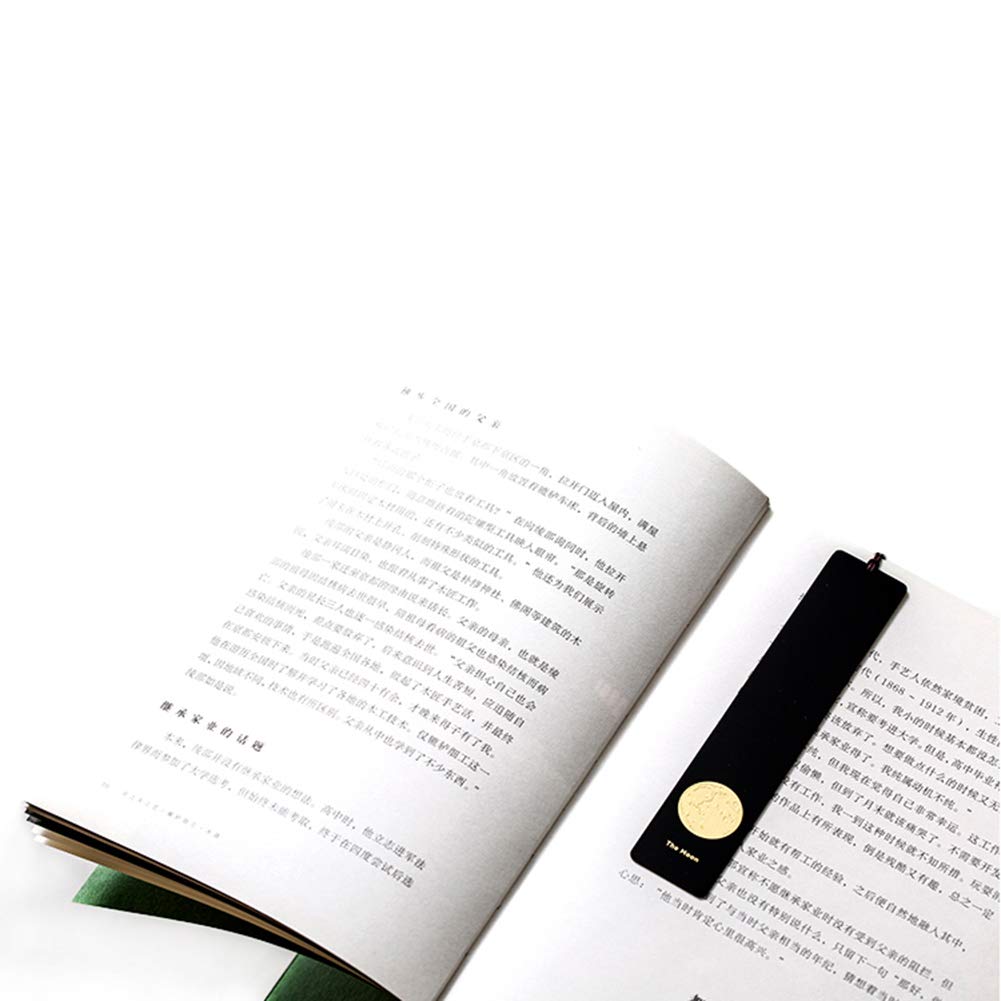 Segnalibri in Metallo Antichità Luna E Sole, Segnalibri Classici in Ottone Creativi, Segnalibri per Collezioni Artigianali.
