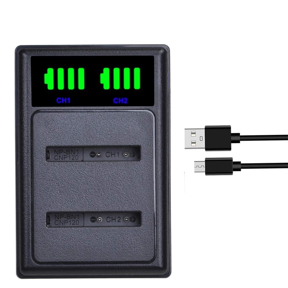 NP-BN1 NP-BN Battery Charger for Sony Cyber-shot DSC-WX100, DSC-W570, DSC-W810, DSC-W570, DSC- W800, DSC-W830, DSC-W530 WX220 W310 W320 WX60