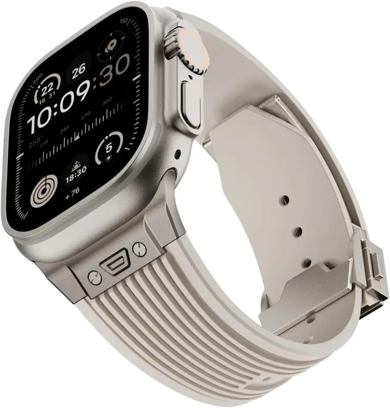 Liquid Silicone Strap for Watch 2/3 49mm Metal Buckle Wristband Series 11 10 46mm 9 8 7 45mm 6 5 SE 44mm Belt