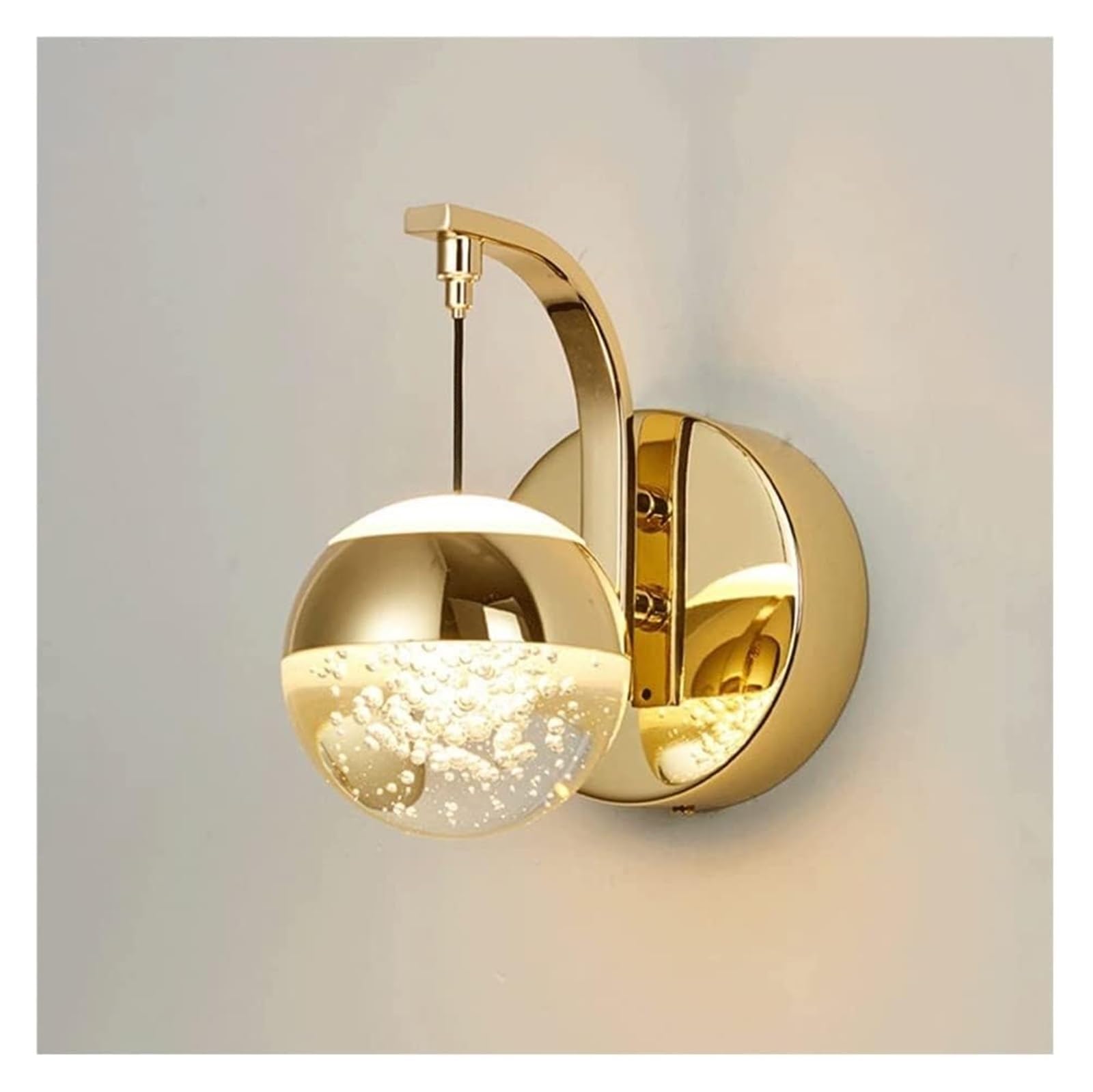 HXYSXHJUO Bubble Crystal Ball Wall Sconce, LED Lamp Indoor Art Decor Light, Pendant Light